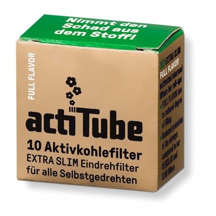 actiTube FULL FLAVOR Carbon Filters Extra Slim